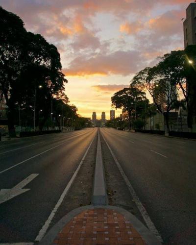 City of Caracas in quarantine. Venezuela