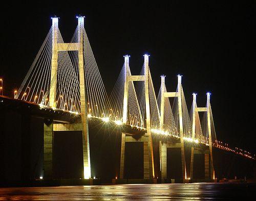 Mis recuerdos en fotos. Construcción del segundo puente sobre el Rio Orinoco