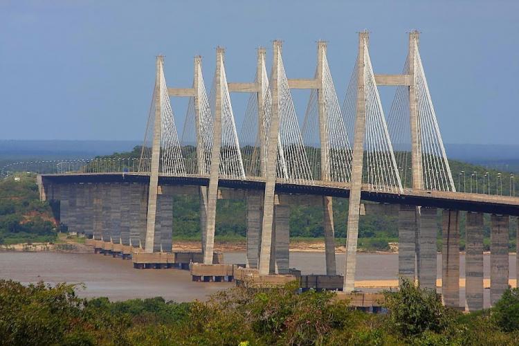 Mis recuerdos en fotos. Construcción del segundo puente sobre el Rio Orinoco