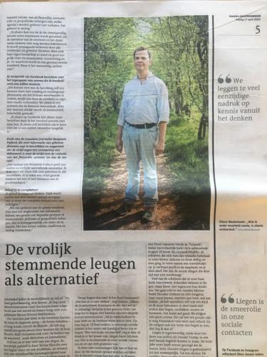 Interview 'What is Truth? '.