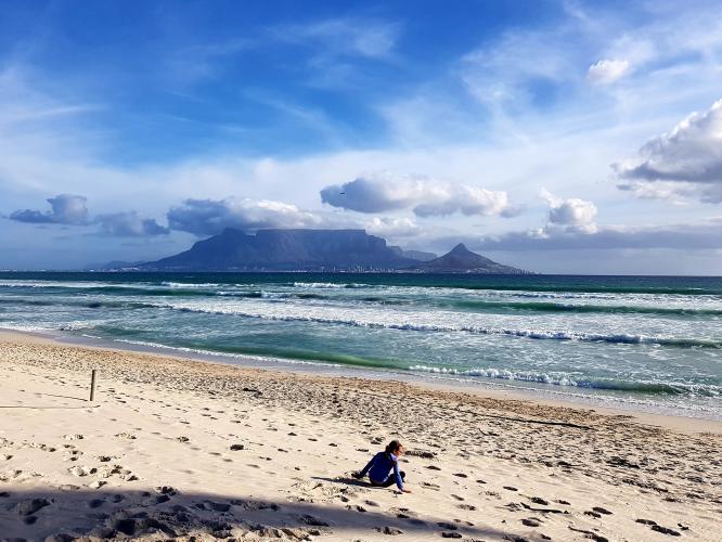 Table Mountain on a cloudy day
