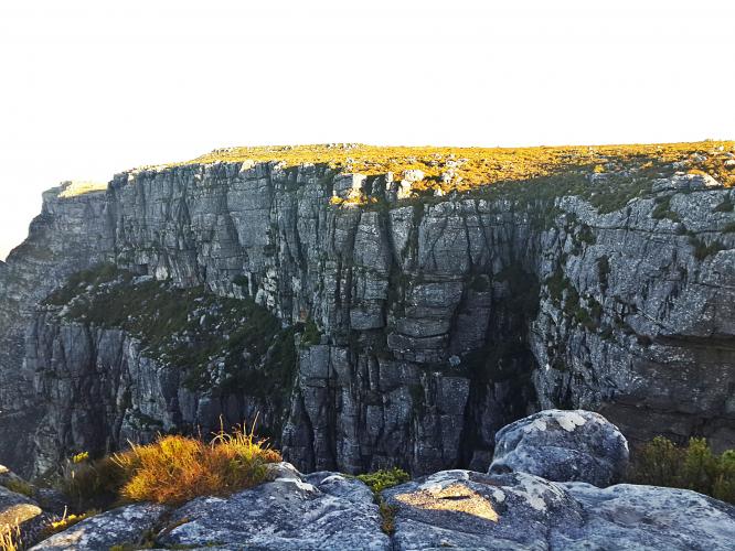 On top of Table Mountain