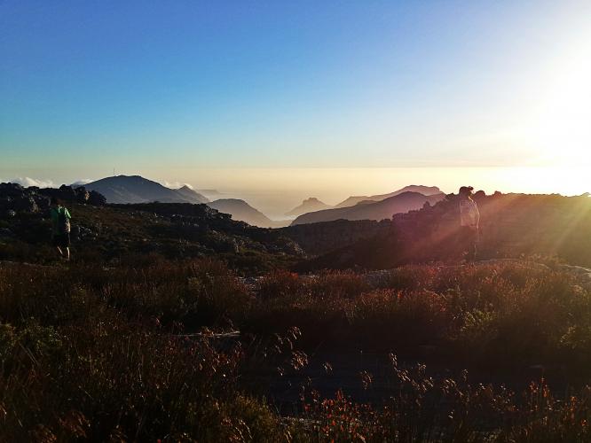 On top of Table Mountain