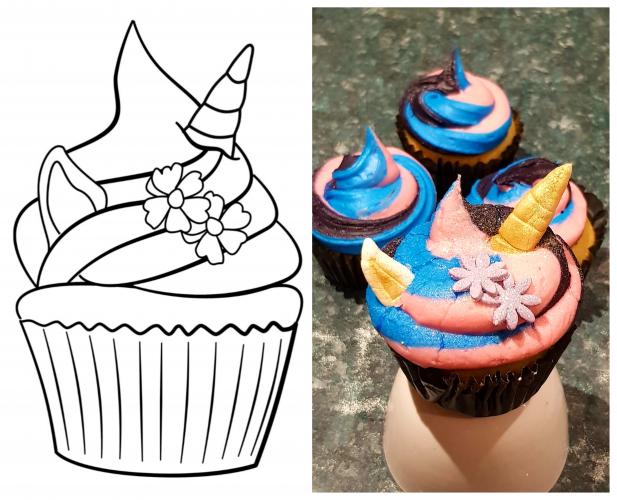 Unicorn cupcake