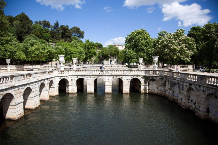 Nimes, parc de la fontaine.