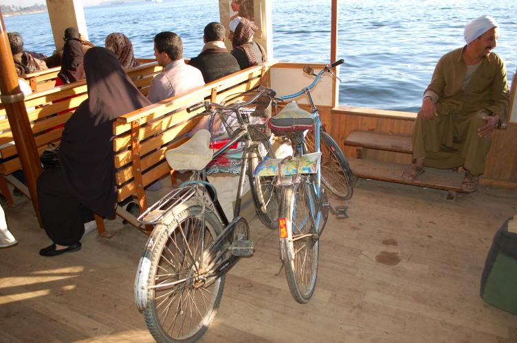 Cycling to the Valley of the Kings.