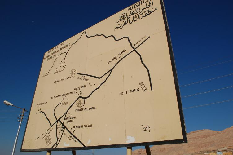 Cycling to the Valley of the Kings.