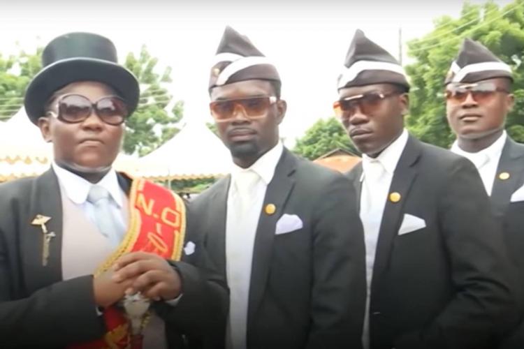 The origin of the African dancing MEME