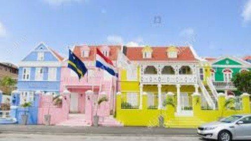 Curacao  "porque Las Casa De Colores "