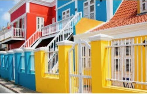 Curacao  "porque Las Casa De Colores "
