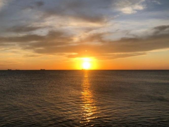 Zonsondergang in Villa Marina