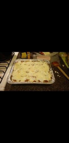 mushroom bolognese pie