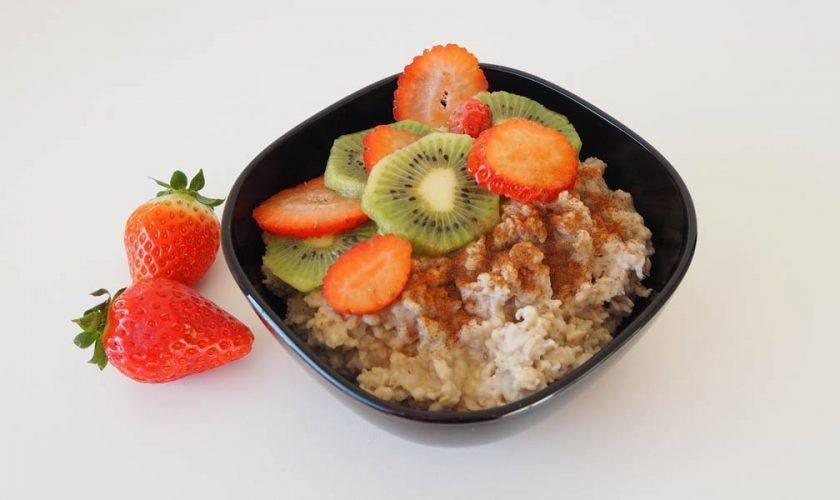 Een veganistisch ontbijt