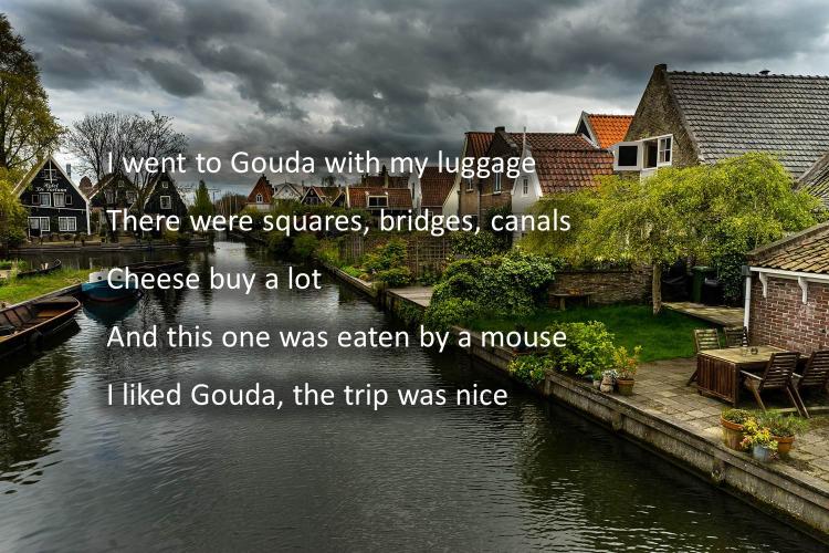 A Limerick to Gouda