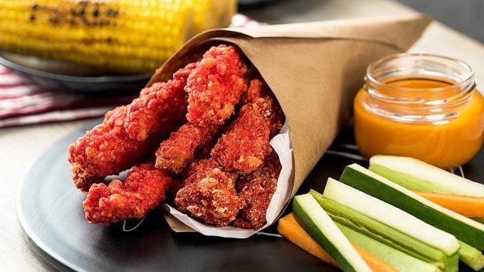 Hühnchenfinger und Cheetos...!