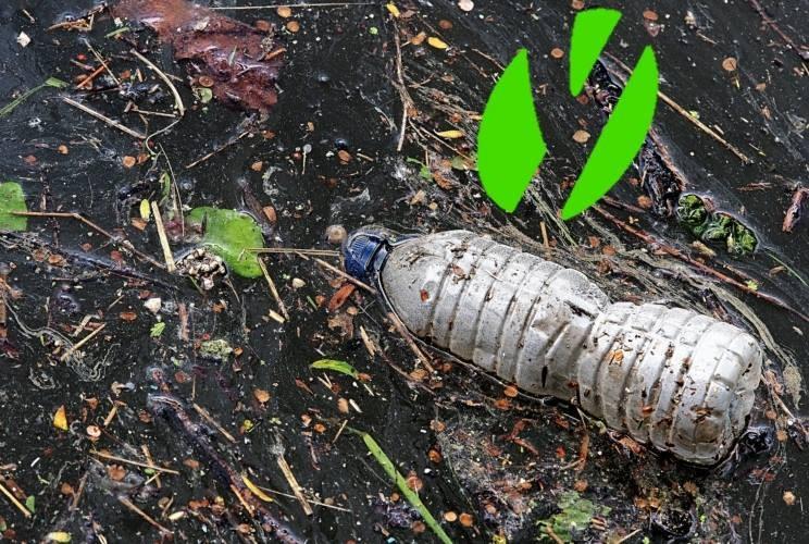 Basura amigable al planeta, biodegradable.