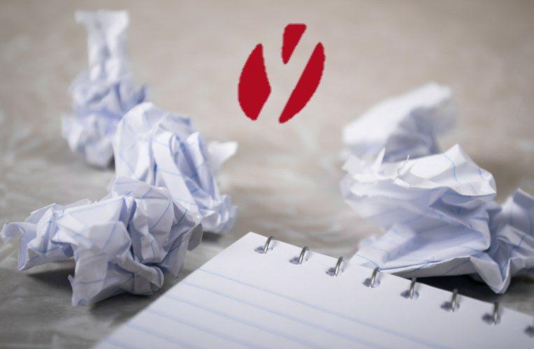 Mit Frustration konfrontiert.