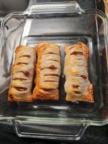 Frikandel sandwiches