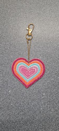 Heart shape keychain