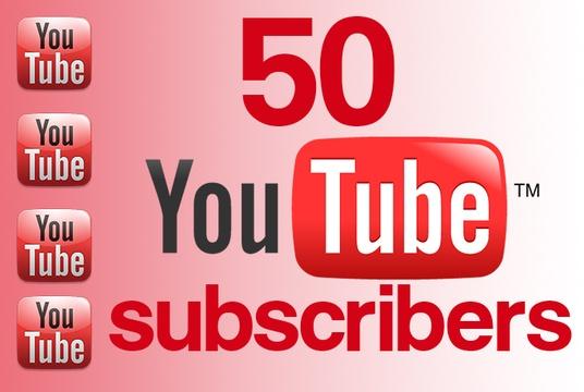 Hoera 50 Youtube Abonnees