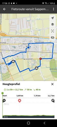 11,7km gefietst