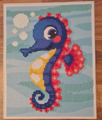 Mooi zeepaardje diamond painting