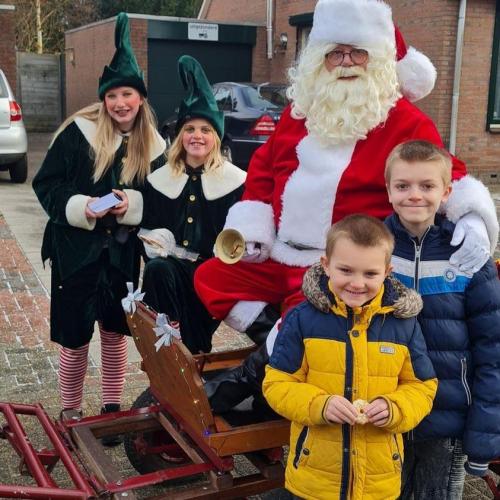 Light route and with Santa in the picture