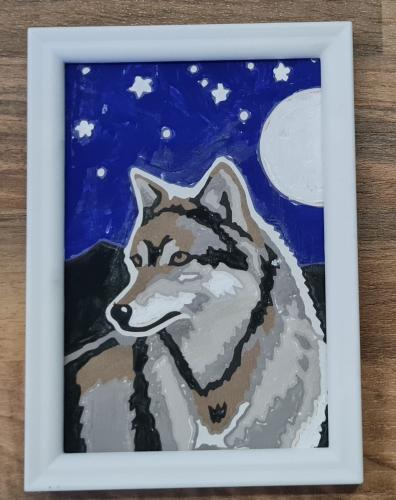 Verven op nummers glow in de dark