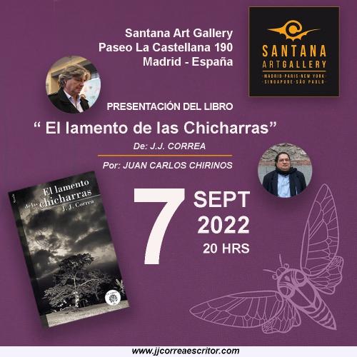 “Lamento de las Chicharras” J.J.Correa's novel in Madrid.