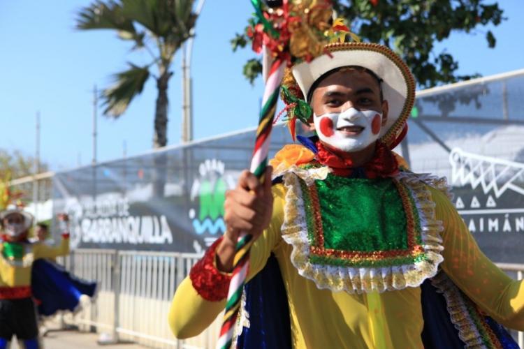 Disfutando el color del carnaval 