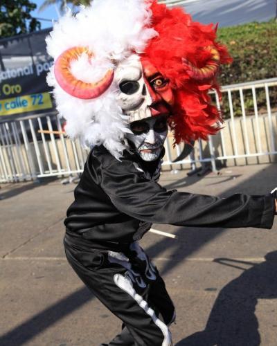 Disfutando el color del carnaval 