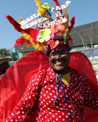 Disfutando el color del carnaval 
