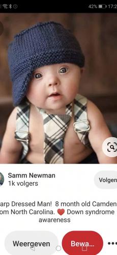 oktober is Down Syndrome maand,