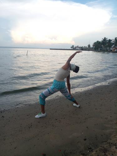 Yoga-Cancer My Rosa.