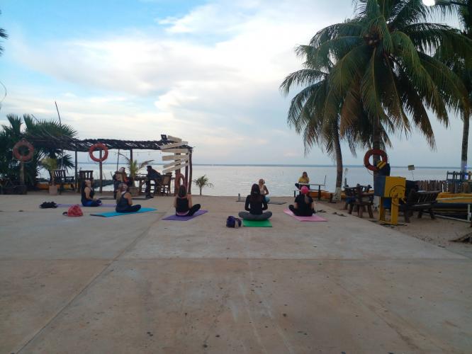 Yoga-Cancer My Rosa.