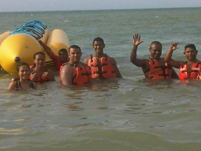 Disfrutando en Adicora.