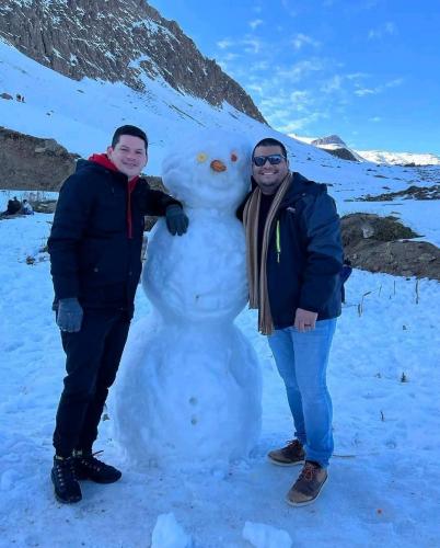 Mijn eerste sneeuwpop