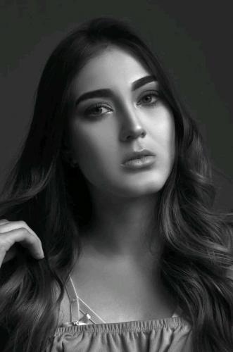 A bit of white and a little bit of black