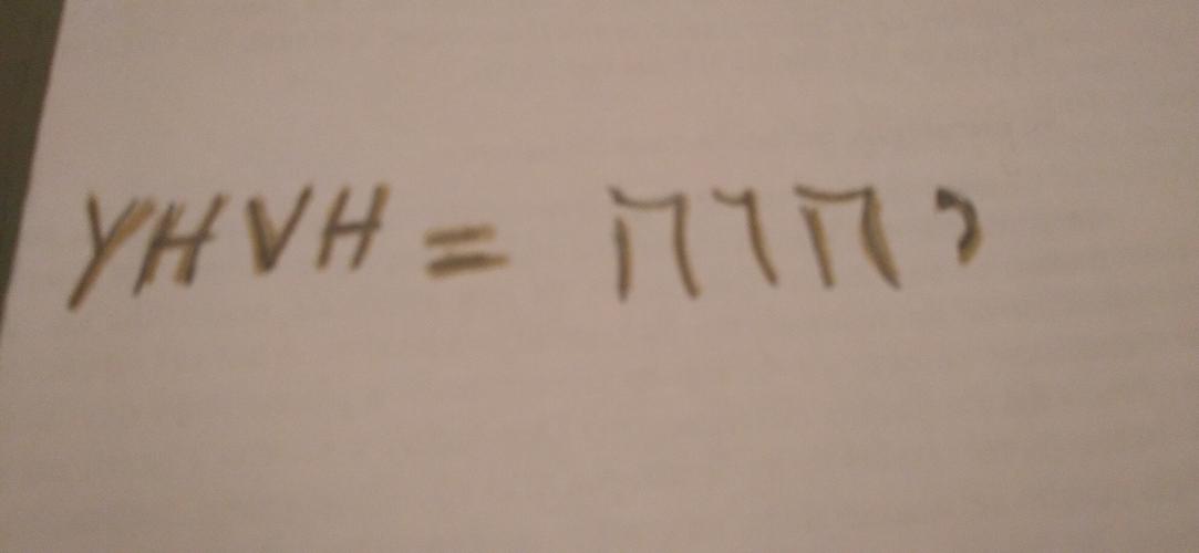 Yod = Spiritual Growth.