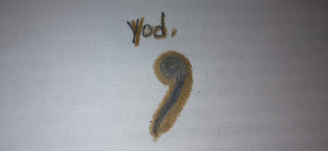 Yod = Spiritual Growth.