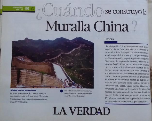La Muralla China 🥷⛩ una de las SieteMaravillas del Mundo Moderno