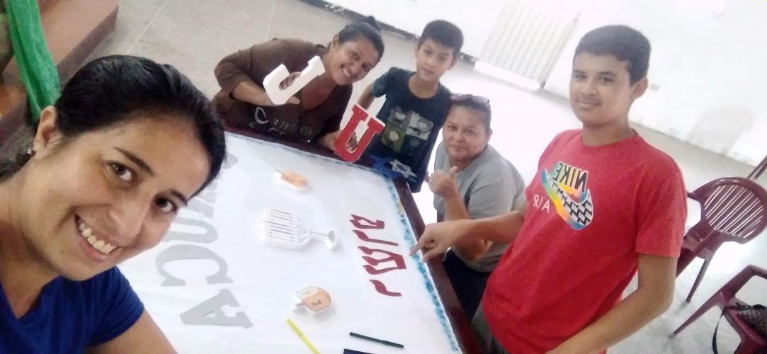 Preparativos para recibir Januca