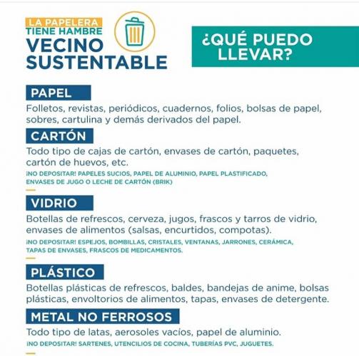 Vecino Sustentable Jornadas de Reciclaje 