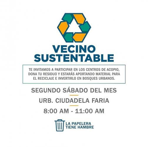 Vecino Sustentable Jornadas de Reciclaje 