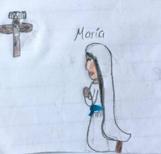 Dibujos de pascua(Semana santa) hecho por niños