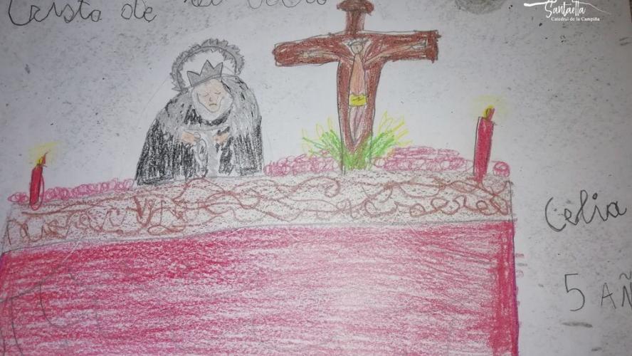 Dibujos de pascua(Semana santa) hecho por niños