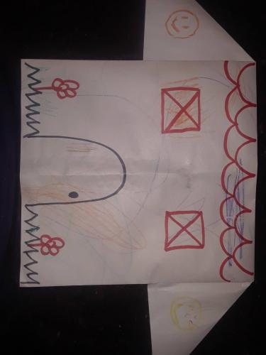 Arte de mi hija con tan solo 23 Meses.