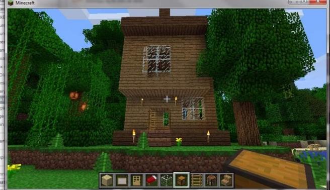Decorado en minicraft