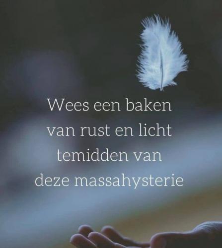 Hoe blijf je nuchter in de massahysterie ...