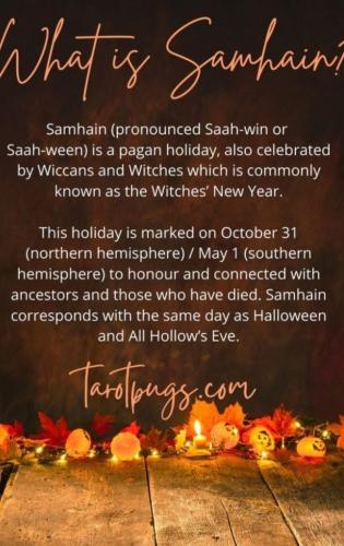 Blessed Samhain ...